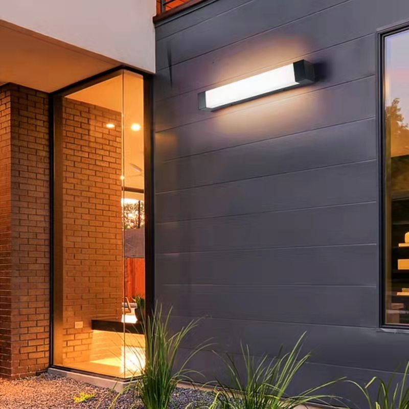 Ray Minimalist Linear Outdoor Wall Lamp - Letslighting