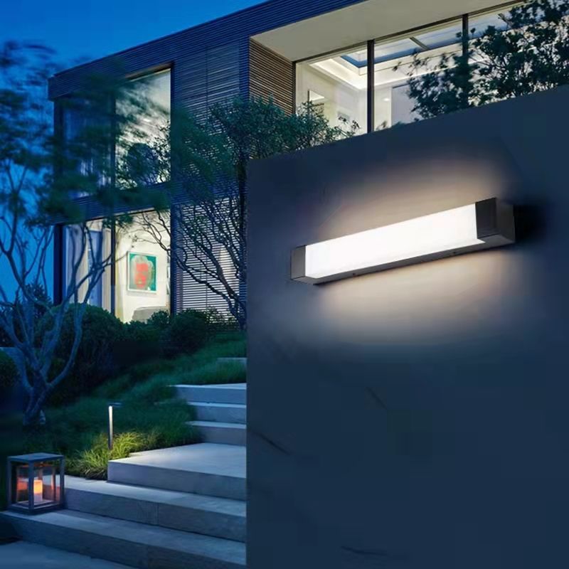 Ray Minimalist Linear Outdoor Wall Lamp - Letslighting