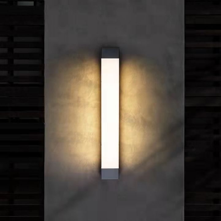 Ray Minimalist Linear Outdoor Wall Lamp - Letslighting