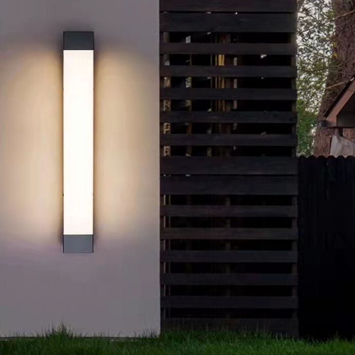 Ray Minimalist Linear Outdoor Wall Lamp - Letslighting
