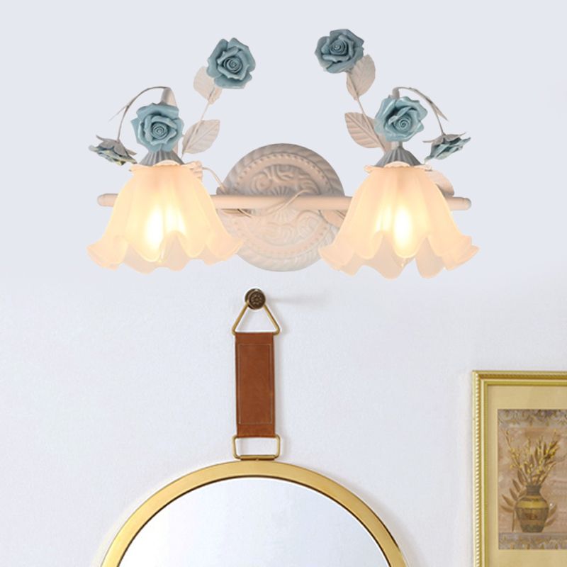 Ray Vintage Flower Metal Wall Mounted Lamps