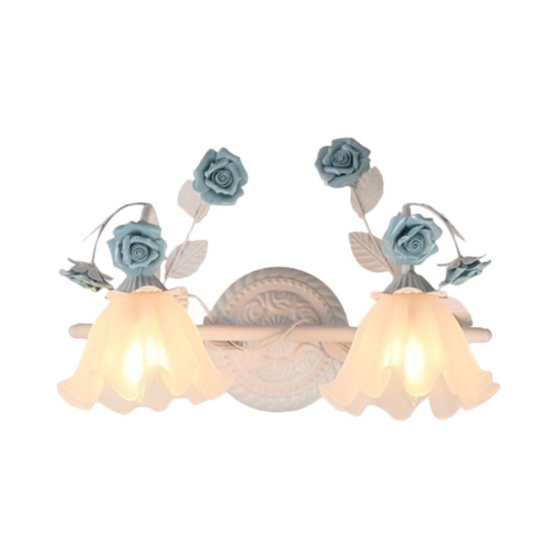 Ray Vintage Flower Metal Wall Mounted Lamps