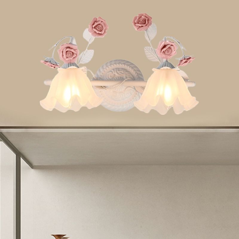 Ray Vintage Flower Metal Wall Mounted Lamps