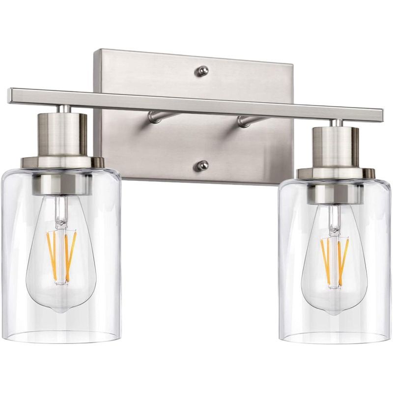 Silva Modern Mirror Front Vanity Wall Lamp Glass - Letslighting