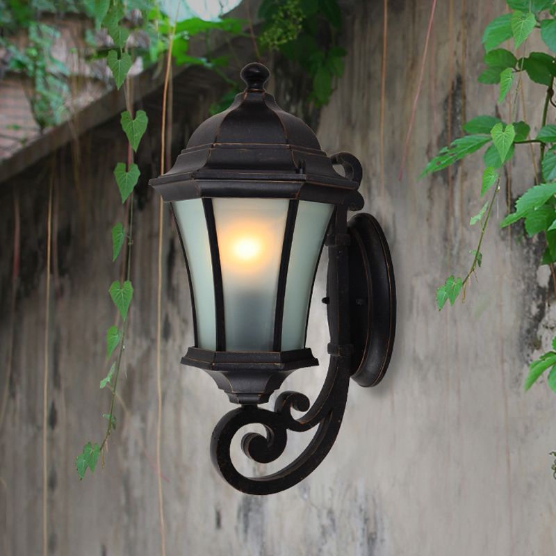 RayVintage Lantern Glass Outdoor Wall Lamp - Letslighting