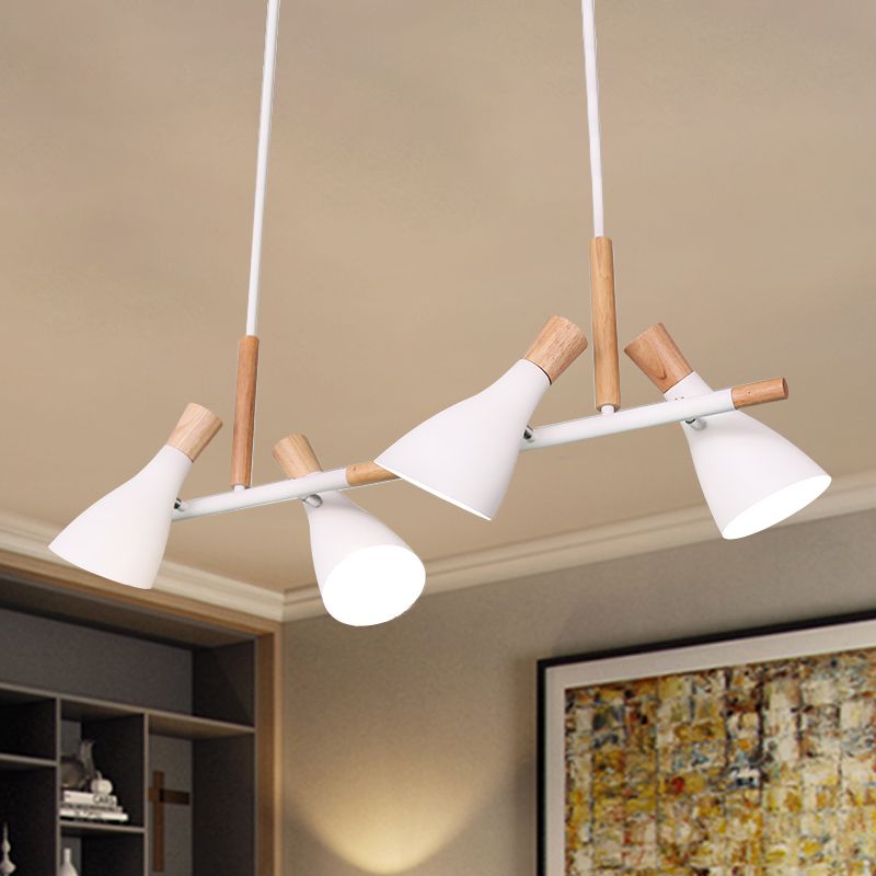 Valentina Nordic Multi Rope Wood Pendant Light - Letslighting