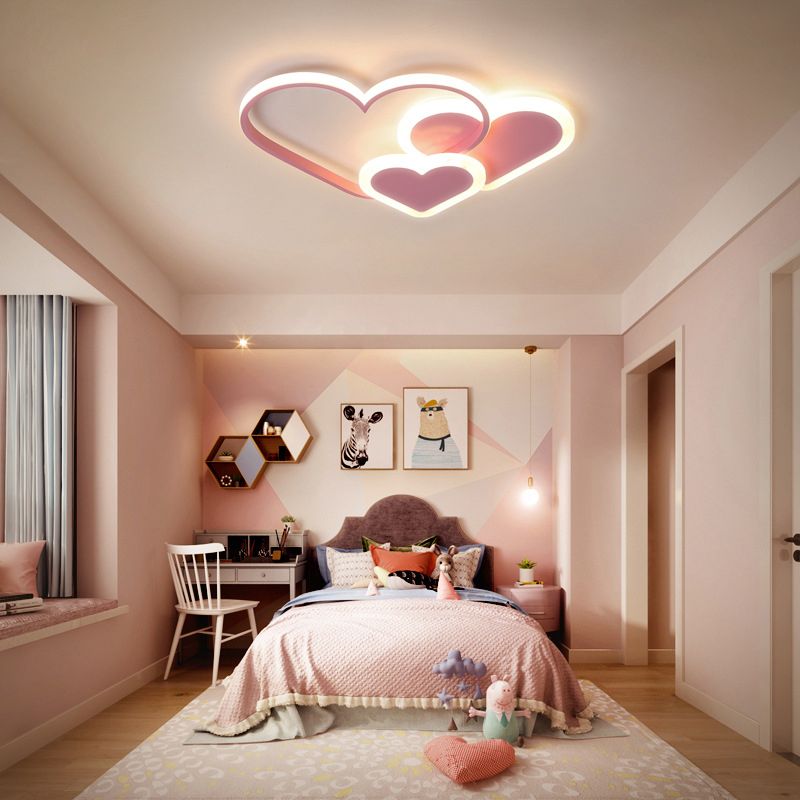 Valentina LED Star Designer Children Flush Mount Ceiling Light - Letslighting