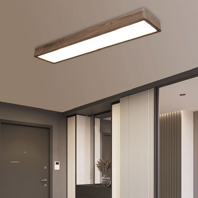 Muto Rectangular Designer Flush Mount Ceiling Light