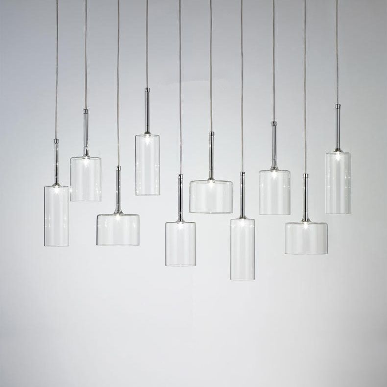 Valentina Minimalist Modern Glass LED Pendant Light 3 Style