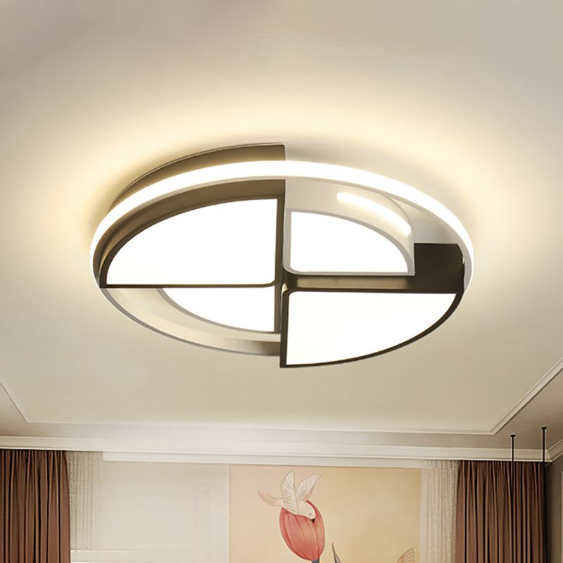 Arisha Modern Round Flush Mount Ceiling Light
