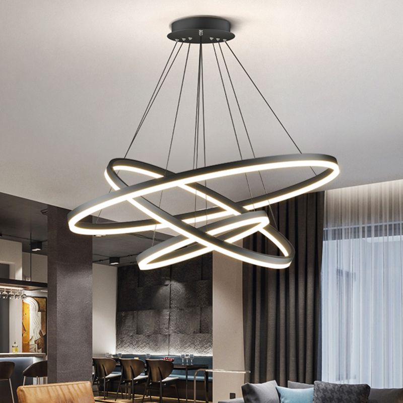 Arisha 3-Rings Modern Pendant Light