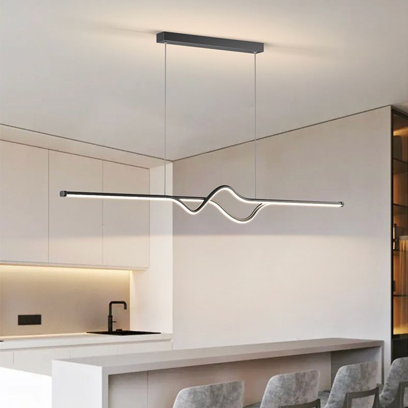 Arisha Modern Linear Metal Pendant Light