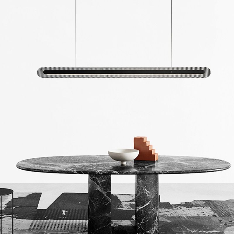 Arisha Minimalist Linear Metal Acrylic Pendant Light - Letslighting