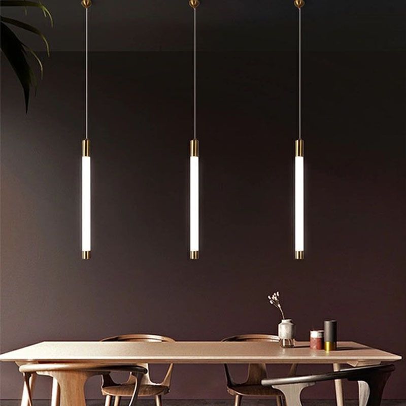 Arisha Pendant Light Linear Modern Minimalist Acrylic Living Room