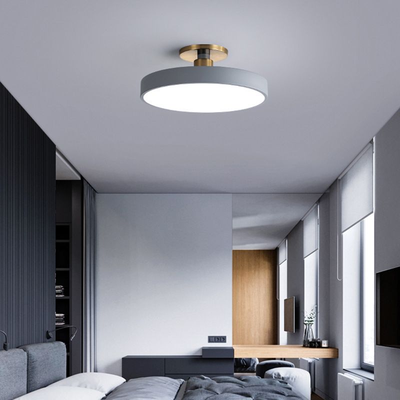 Aria Nordic Minimalist Round Flush Mount Ceiling Light