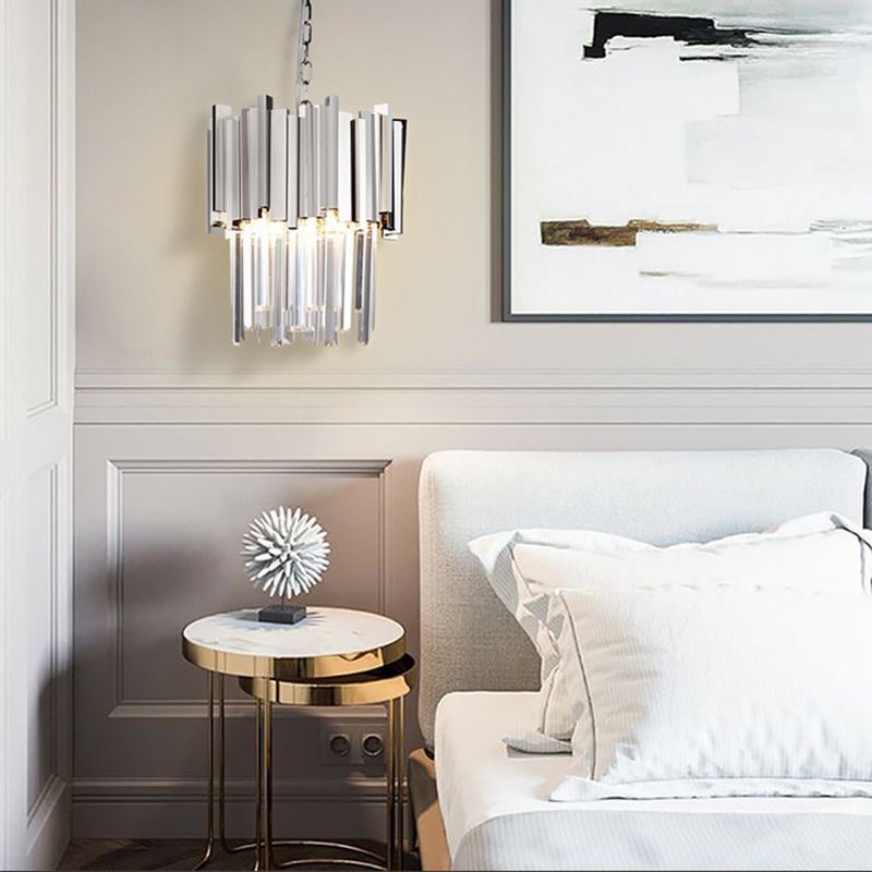 Kristy Modern Crystal Pendant Light Living Room - Letslighting
