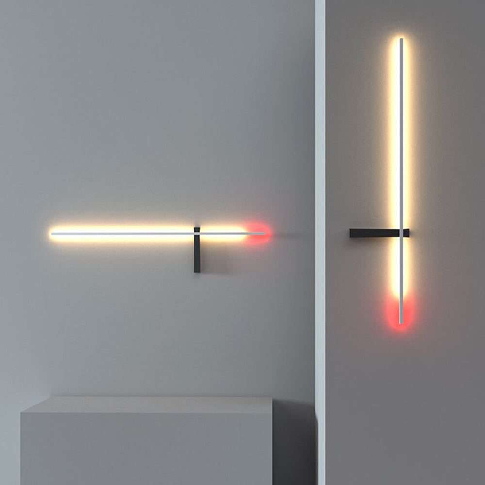 Arisha Minimalist Linear Multi-Color Indoor Wall Lamp Metal Bedroom Lving Room