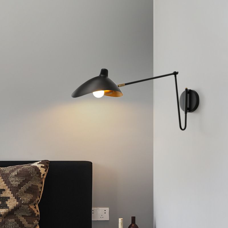 Epoch Industrial Swing Arm Vanity Wall Lamp - Letslighting