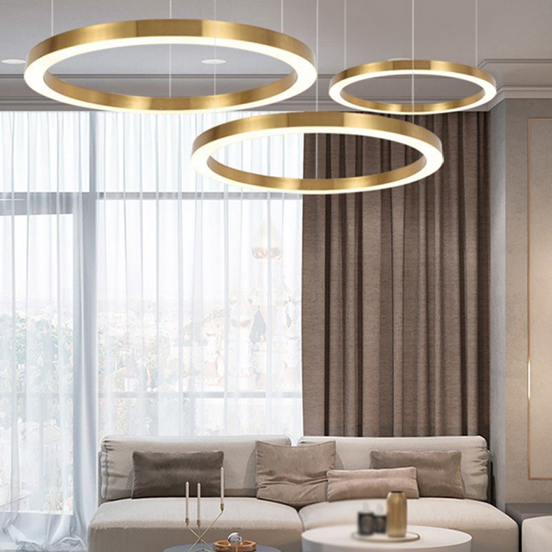 Arisha Modern Ring Metal Pendant Light - Letslighting