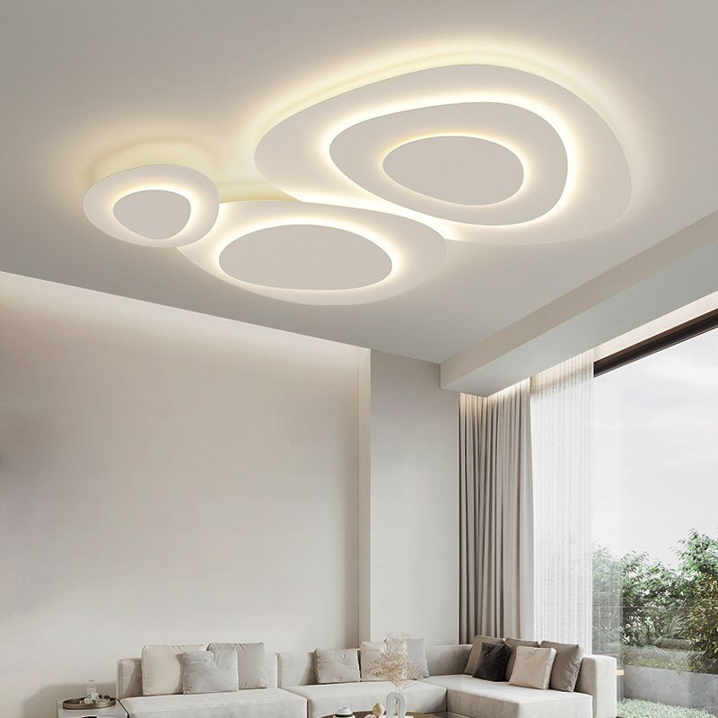 Valentina Modern Metal LED Flush Mount Ceiling Light Bedroom