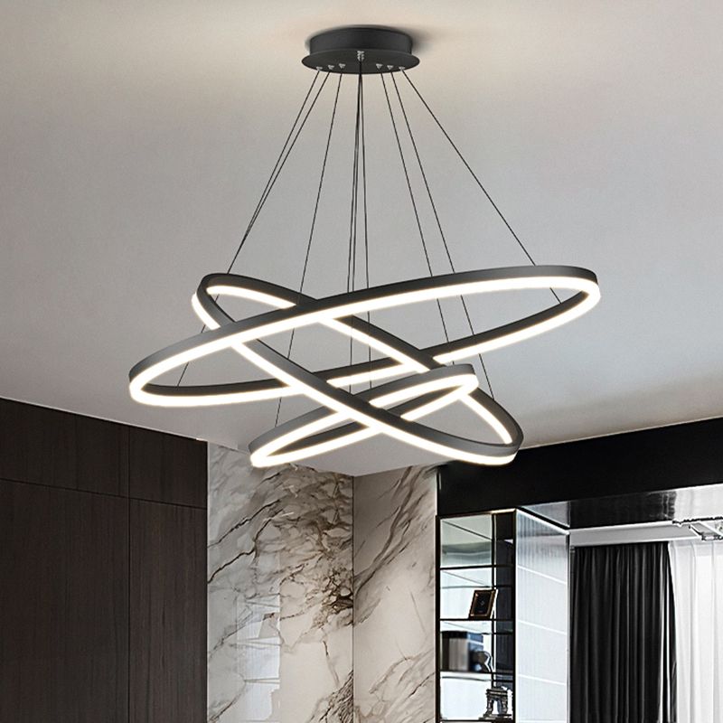 Arisha 3-Rings Modern Pendant Light
