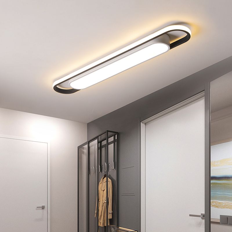 Arisha Modern Dou-Layer Flush Mount LED Ceiling Light