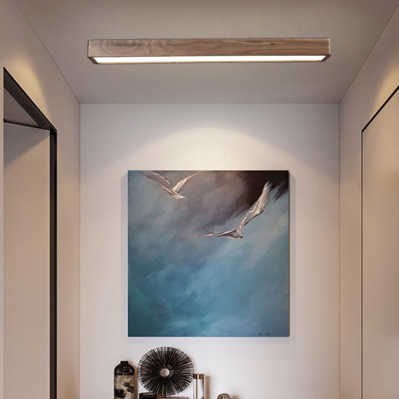 Muto Rectangular Designer Flush Mount Ceiling Light