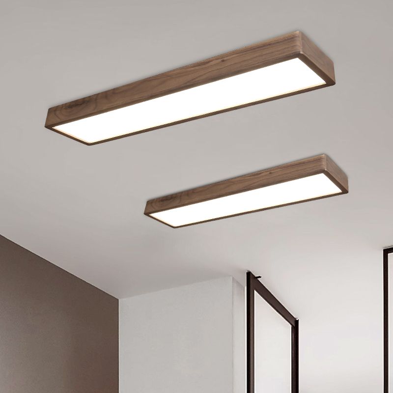 Muto Rectangular Designer Flush Mount Ceiling Light