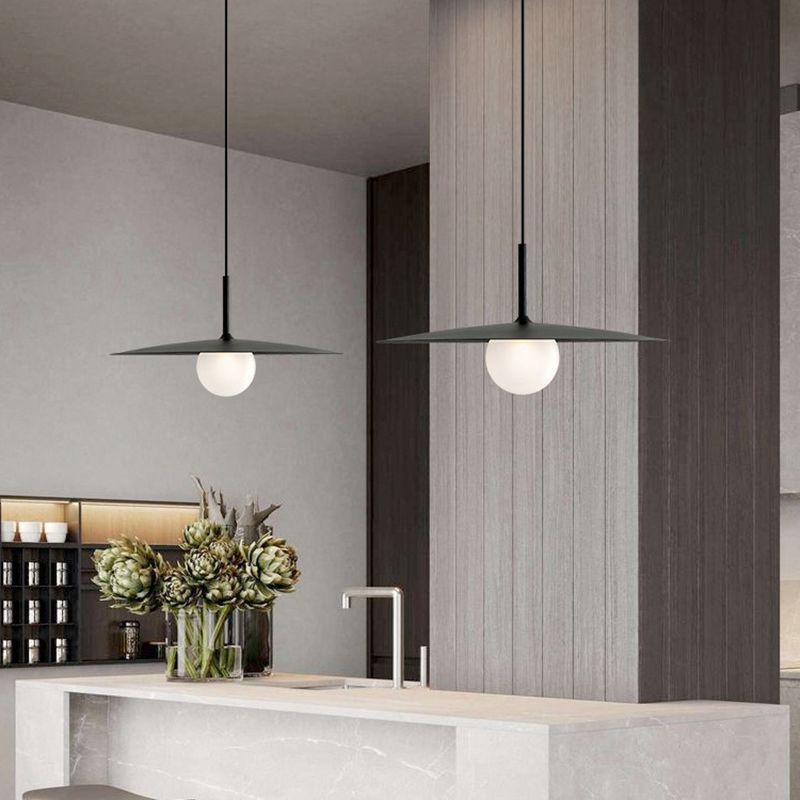 Arisha Modern Dish-shaped Metal Pendant Light