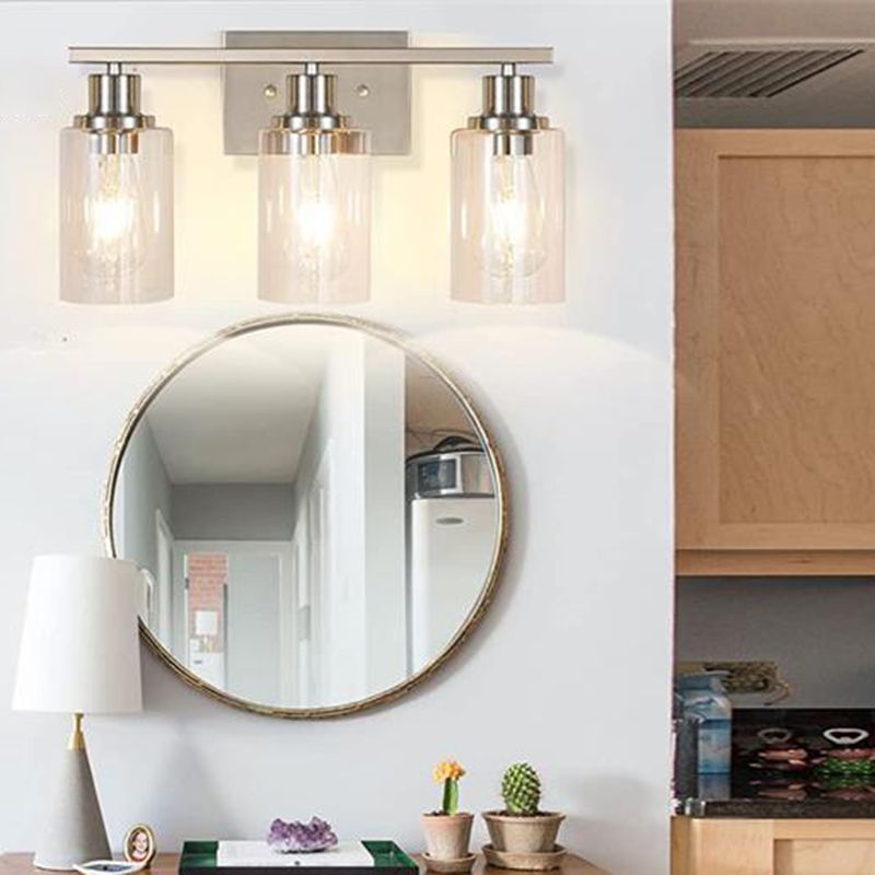 Silva Modern Mirror Front Vanity Wall Lamp Glass - Letslighting