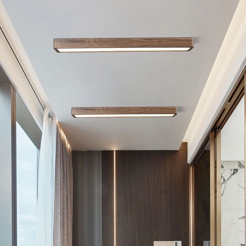 Muto Rectangular Designer Flush Mount Ceiling Light