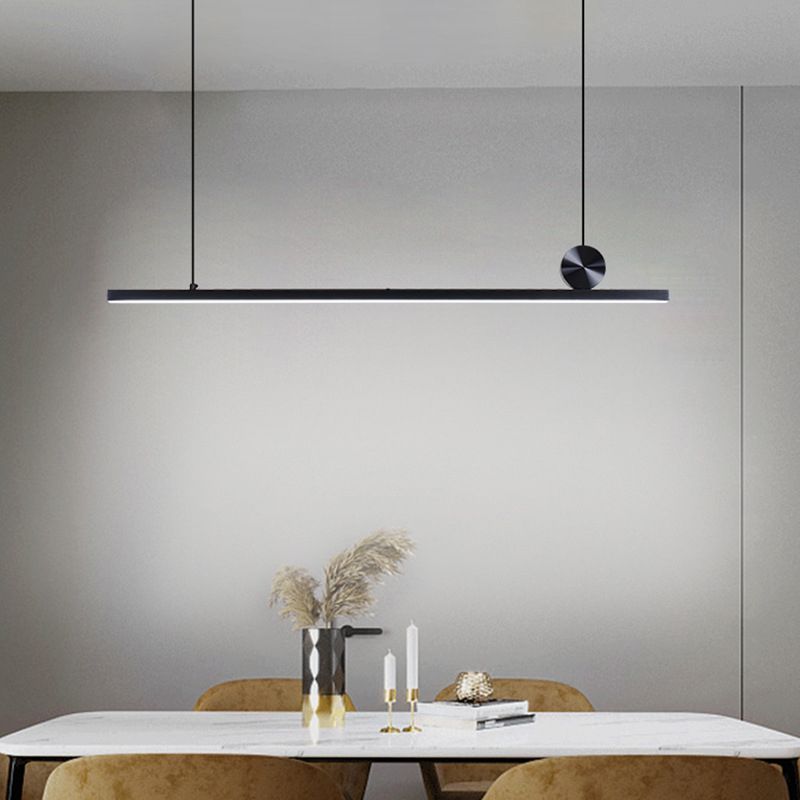 Arisha Pendant Light Asymmetrical Linear Modern Metal Study - Letslighting