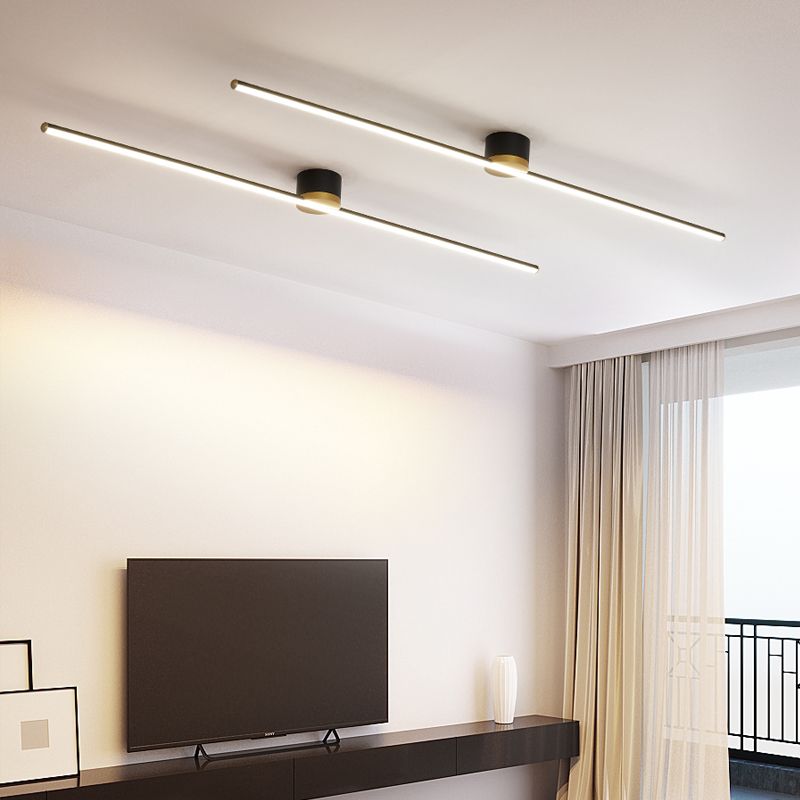 Arisha Linear Flush Mount Ceiling Light Bedroom