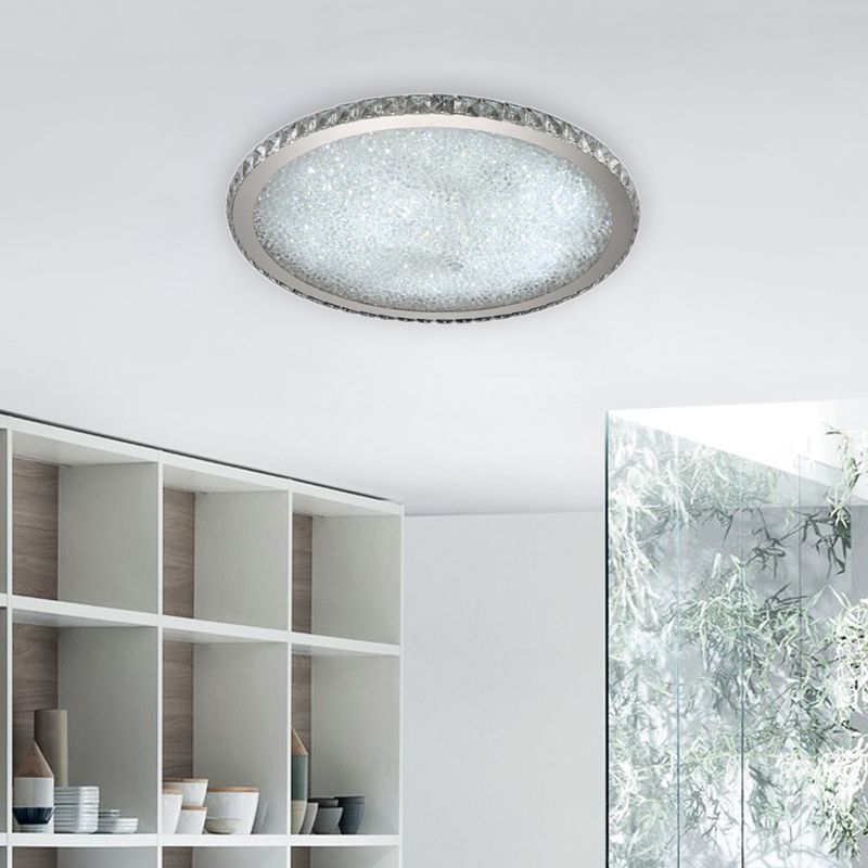 Kristy Round Flush Mount Ceiling Light Living Room - Letslighting