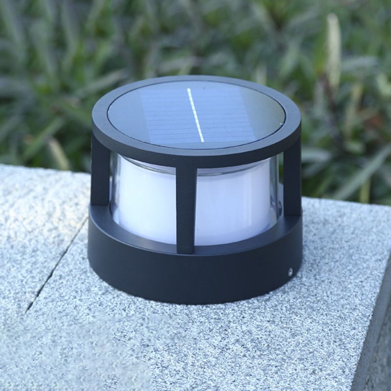 Ray Modern Cube Cylinder Metal Lamp Outdoor
