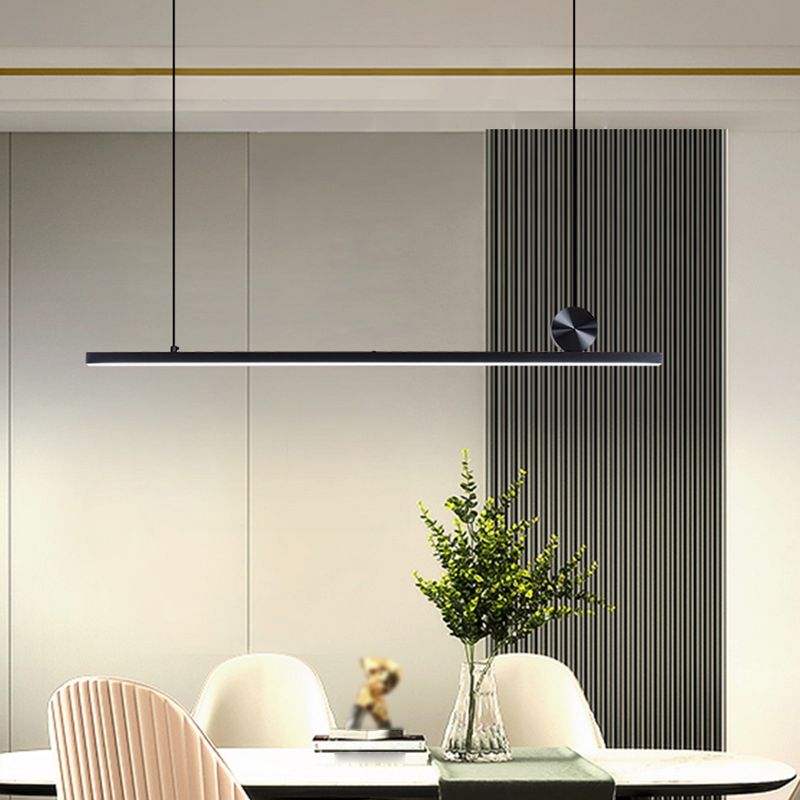 Arisha Pendant Light Asymmetrical Linear Modern Metal Study - Letslighting