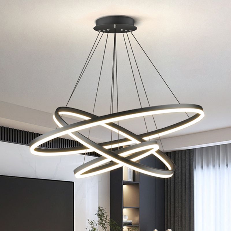 Arisha 3-Rings Modern Pendant Light