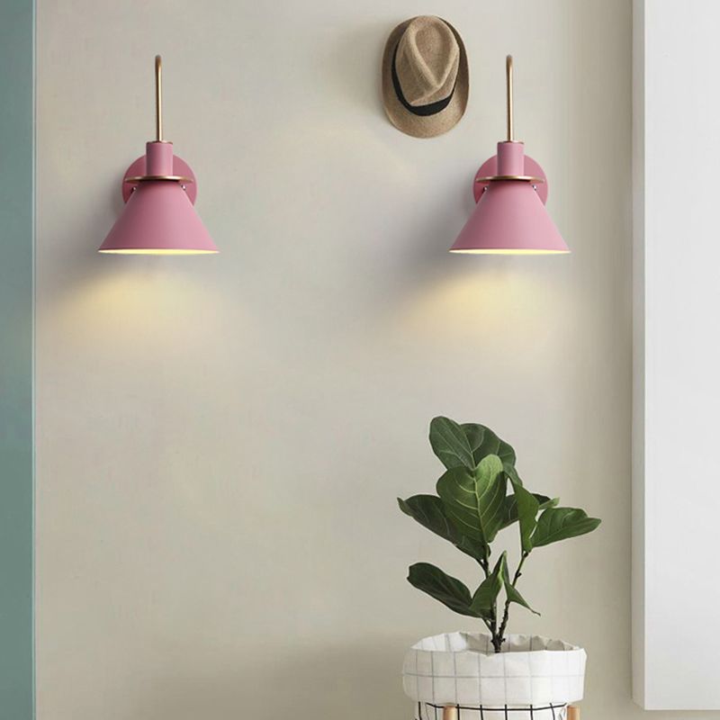 Valentina Vintage Horn Shape Metal Wall Lamp Living Room/Bedroom/Bathroom