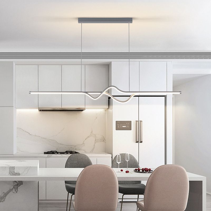 Arisha Modern Linear Metal Pendant Light