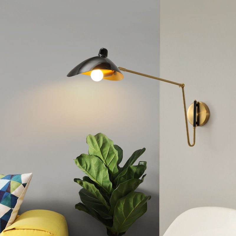 Epoch Industrial Swing Arm Vanity Wall Lamp - Letslighting