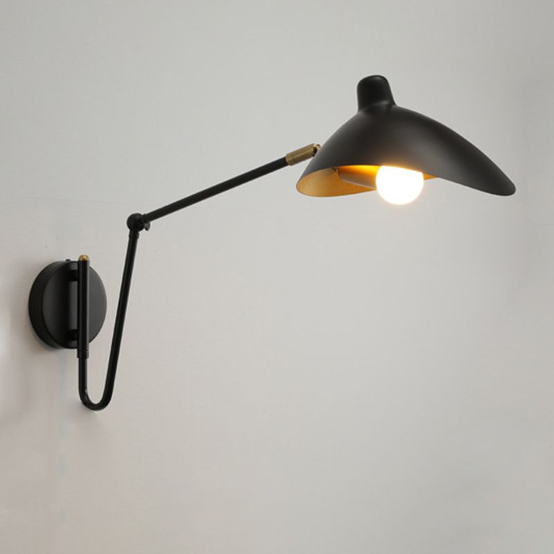 Epoch Industrial Swing Arm Vanity Wall Lamp - Letslighting