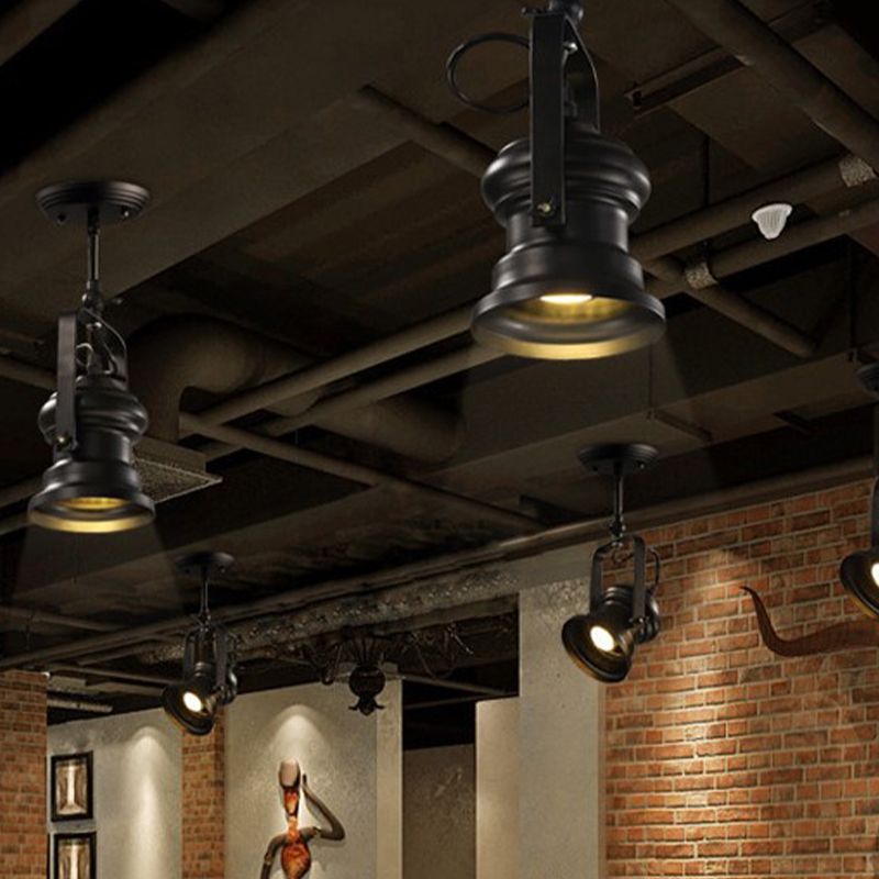 Epoch Industrial Style Rotatable Semi-Flush Mount Ceiling Light - Letslighting