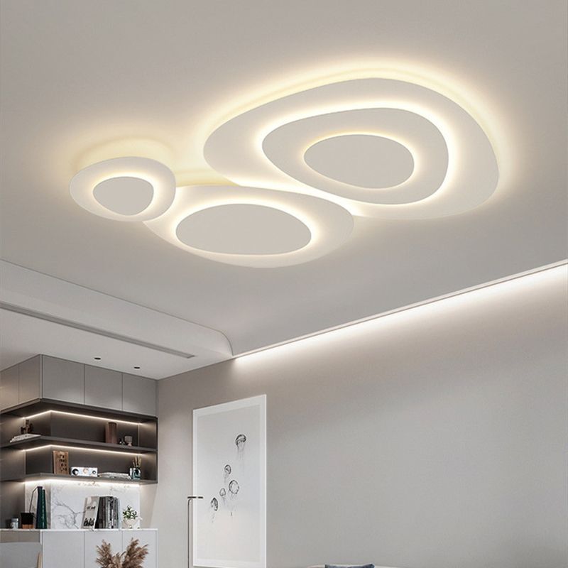 Valentina Modern Metal LED Flush Mount Ceiling Light Bedroom