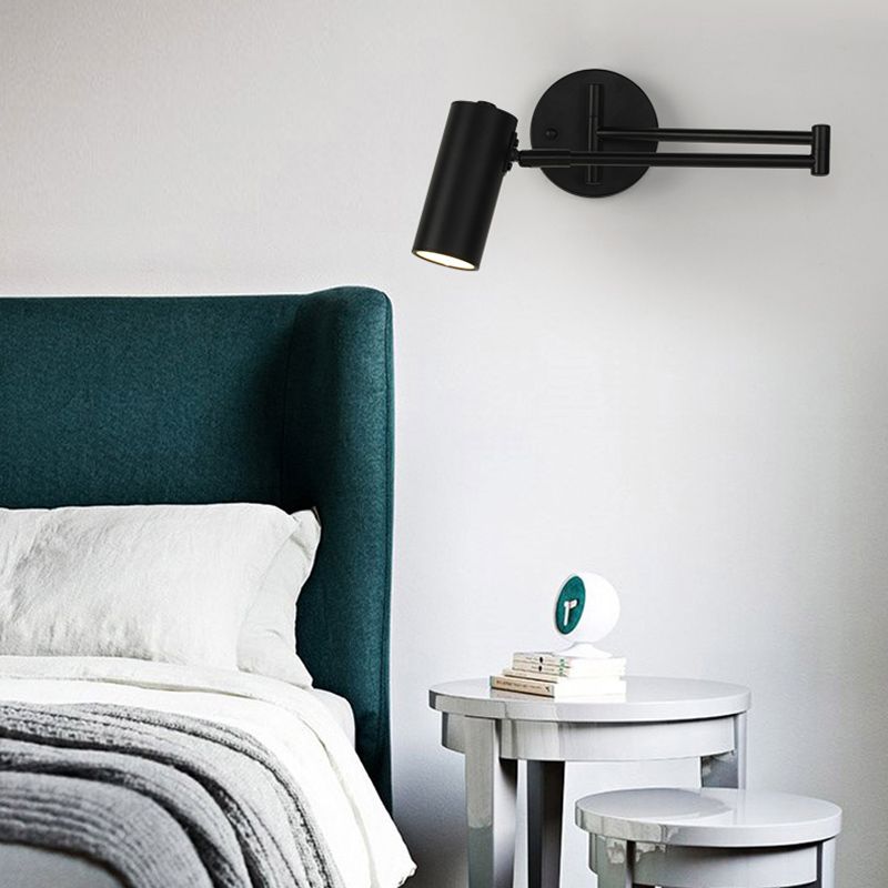 Arisha Wall Lamp Cone Modern Metal Adjustable Bedroom