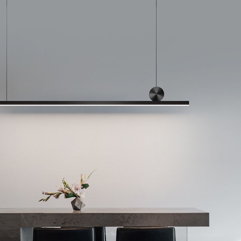 Arisha Pendant Light Asymmetrical Linear Modern Metal Study - Letslighting