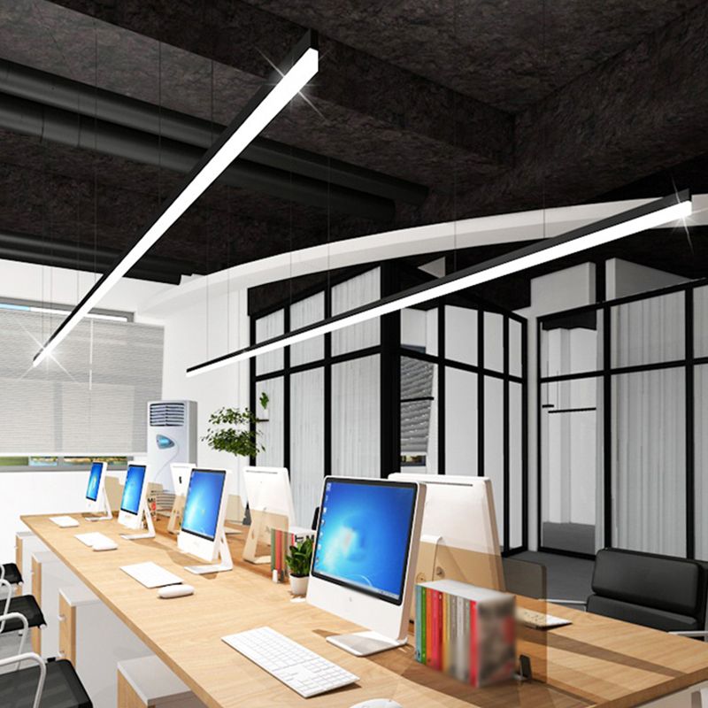 Arisha Modern Linear Metal Acrylic Pendant Light