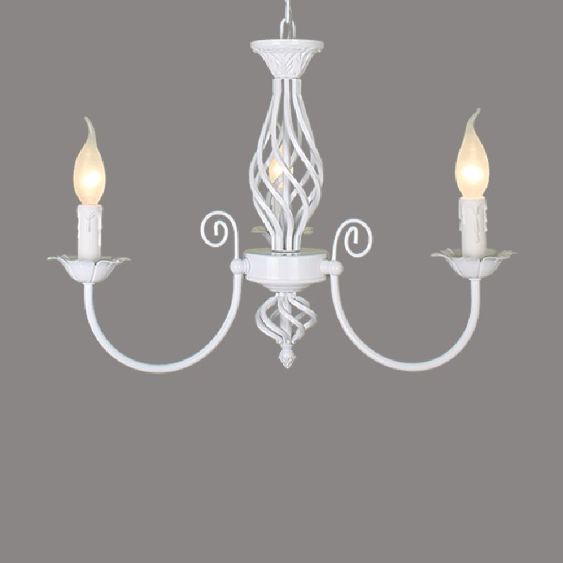 Silva Pendant Light Candle Retro Metal Glass Restaurant