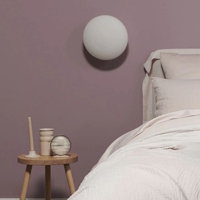 Valentina Modern Globe Shape Vanity Metal Glass LED Wall Lamp