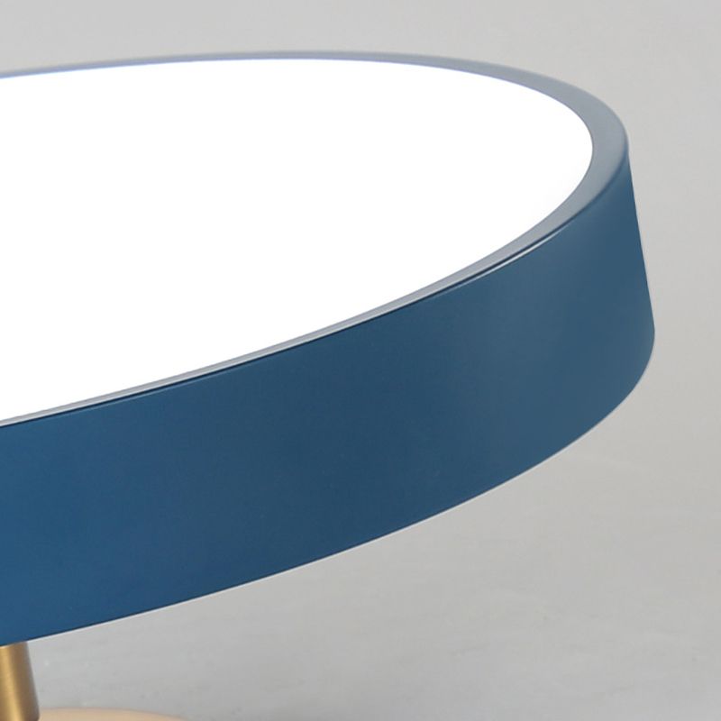 Aria Nordic Minimalist Round Flush Mount Ceiling Light