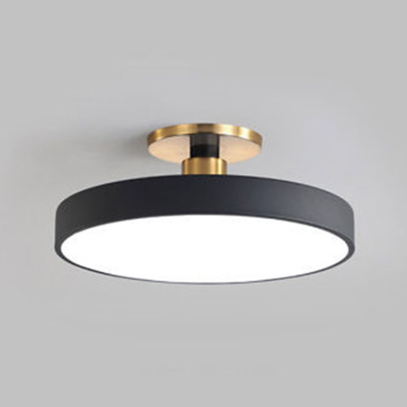 Aria Nordic Minimalist Round Flush Mount Ceiling Light